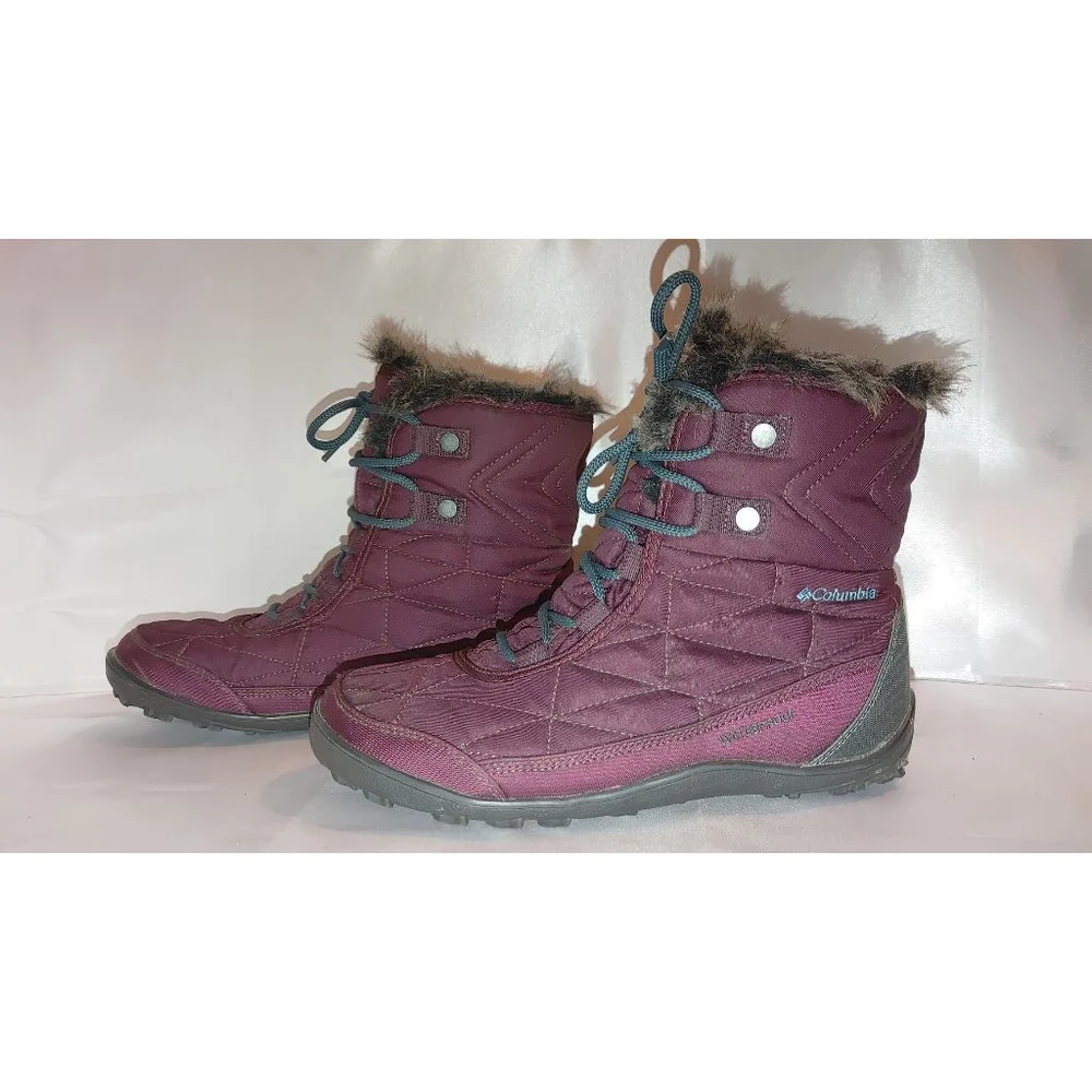 Columbia Minx Shorty Winter Boots Size 9 - Picture 3 of 8